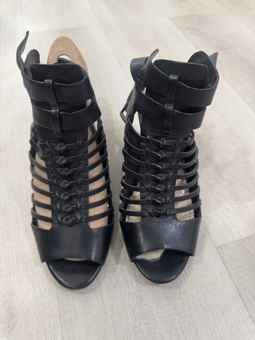 Vince Camuto Shoes Size 10 Black Leather Slingback